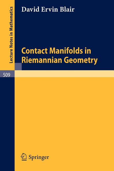 Contact Manifolds in Riemannian Geometry (1976)