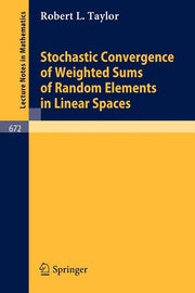Stochastic Convergence of Weighted Sums of Random Elements in Linear Spaces (1978)