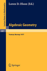 Algebraic Geometry: Proceedings. Tromso Symposium, Norway, June 27 - July8, 1977 (1978)