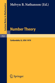 Number Theory, Carbondale 1979: Proceedings of the Southern Illinois Number Theory Conference Carbondale, March 30 and 31, 1979 (1979)