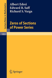 Zeros of Sections of Power Series (1983)