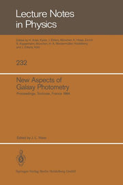 New Aspects of Galaxy Photometry: Proceedings of the Specialized Meeting of the Eighth Iau European Regional Astronomy Meeting Toulouse, September 17-
