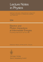 Electron and Photon Interactions at Intermediate Energies: Proceedings of the 1984 Workshop Held at Bad Honnef, Germany, October 29-31, 1984 (1985)