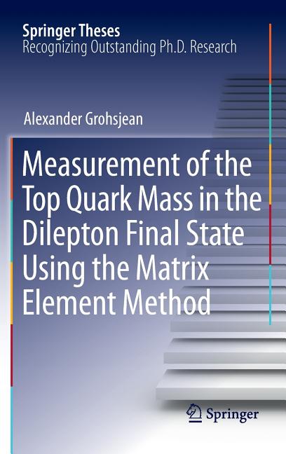 Measurement of the Top Quark Mass in the Dilepton Final State Using the Matrix Element Method (2010)