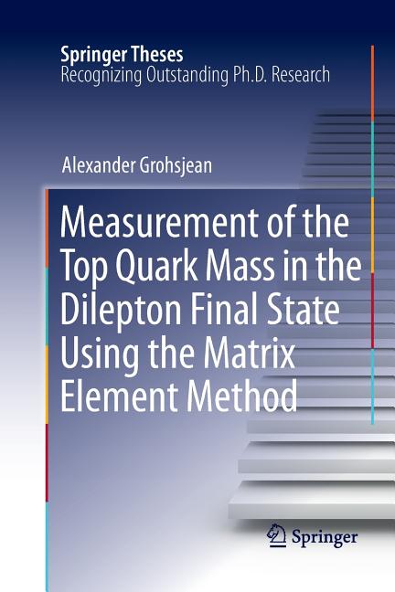 Measurement of the Top Quark Mass in the Dilepton Final State Using the Matrix Element Method (2010)