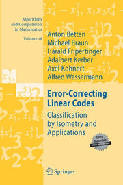 Error-Correcting Linear Codes: Classification by Isometry and Applications (2006)