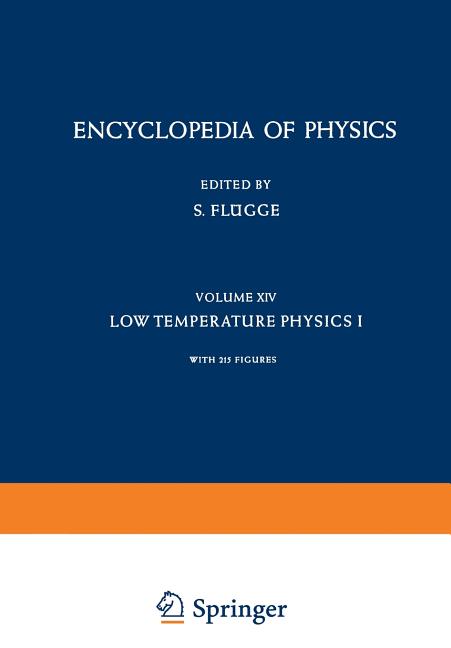 Kaltephysik I / Low Temperature Physics I (Softcover Reprint of the Original 1st 1956)