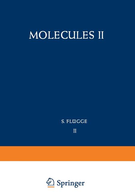 Molecules II / Molekule II (Softcover Reprint of the Original 1st 1961)