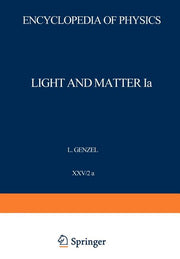 Light and Matter Ia / Licht Und Materie Ia (Softcover Reprint of the Original 1st 1967)