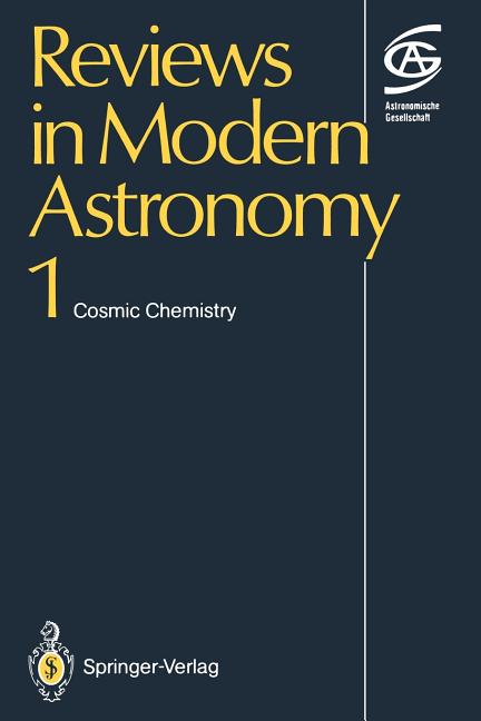 Cosmic Chemistry (Softcover Reprint of the Original 1st 1988)