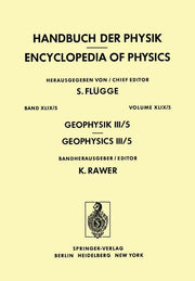 Geophysik III / Geophysics III: Teil V / Part V (Softcover Reprint of the Original 1st 1976)