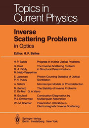 Inverse Scattering Problems in Optics (Softcover Reprint of the Original 1st 1980)