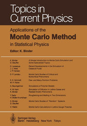 Applications of the Monte Carlo Method in Statistical Physics (Softcover Reprint of the Original 1st 1984)