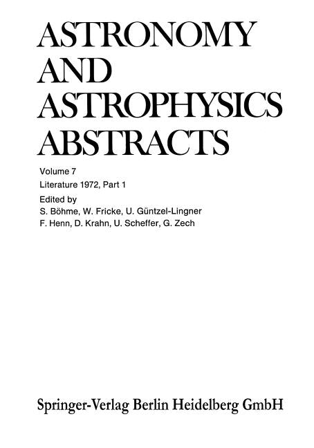 Literature 1972, Part 1 (1972)