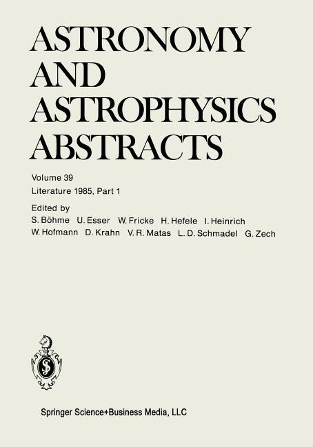 Literature 1985, Part 1 (Softcover Reprint of the Original 1st 1985)