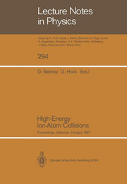 High-Energy Ion-Atom Collisions: Proceedings of the 3rd Workshop on High-Energy Ion-Atom Collisions, Held in Debrecen, Hungary, August 3-5, 1987 (Soft