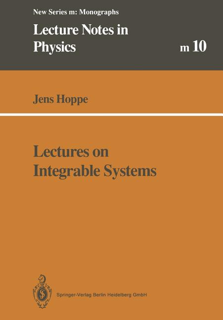 Lectures on Integrable Systems (Softcover Reprint of the Original 1st 1992)