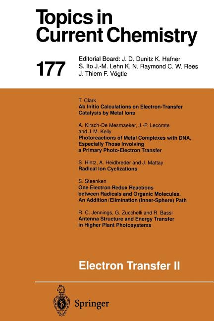 Electron Transfer II (Softcover Reprint of the Original 1st 1996)