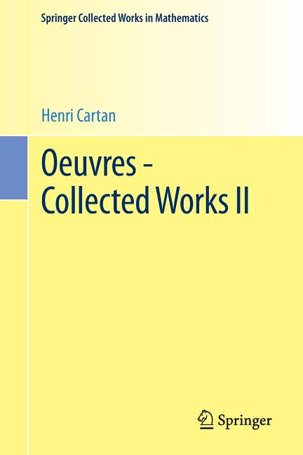Oeuvres - Collected Works II (1979, Reprint 2015 of the 1979)