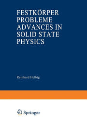 Advances in Solid State Physics / Festkorperprobleme (1998)