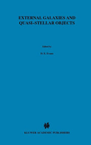 External Galaxies and Quasi-Stellar Objects (1971)