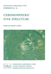 Chromospheric Fine Structure (Softcover Reprint of the Original 1st 1974)