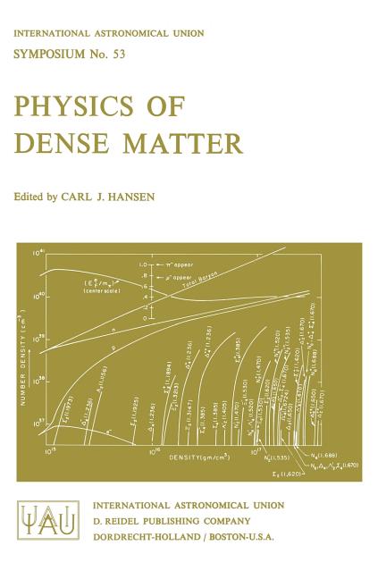 Physics of Dense Matter (Softcover Reprint of the Original 1st 1974)