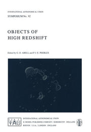 Objects of High Redshift (1980)