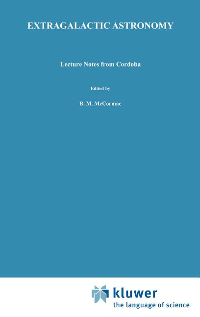 Extragalactic Astronomy: Lecture Notes from Cordoba (1982)