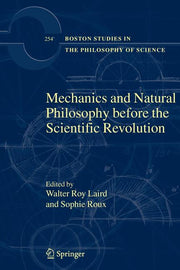 Mechanics and Natural Philosophy Before the Scientific Revolution