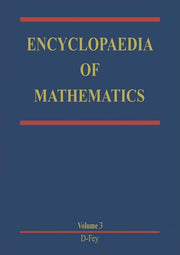 Encyclopaedia of Mathematics: Volume 3 (Softcover Reprint of the Original 1st 1989)