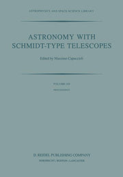 Astronomy with Schmidt-Type Telescopes: Proceedings of the 78th Colloquium of the International Astronomical Union, Asiago, Italy, August 30-September
