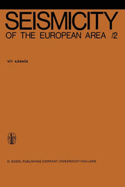 Seismicity of the European Area: Part 2 (1971)