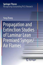Propagation and Extinction Studies of Laminar Lean Premixed Syngas/Air Flames (Softcover Reprint of the Original 1st 2018)